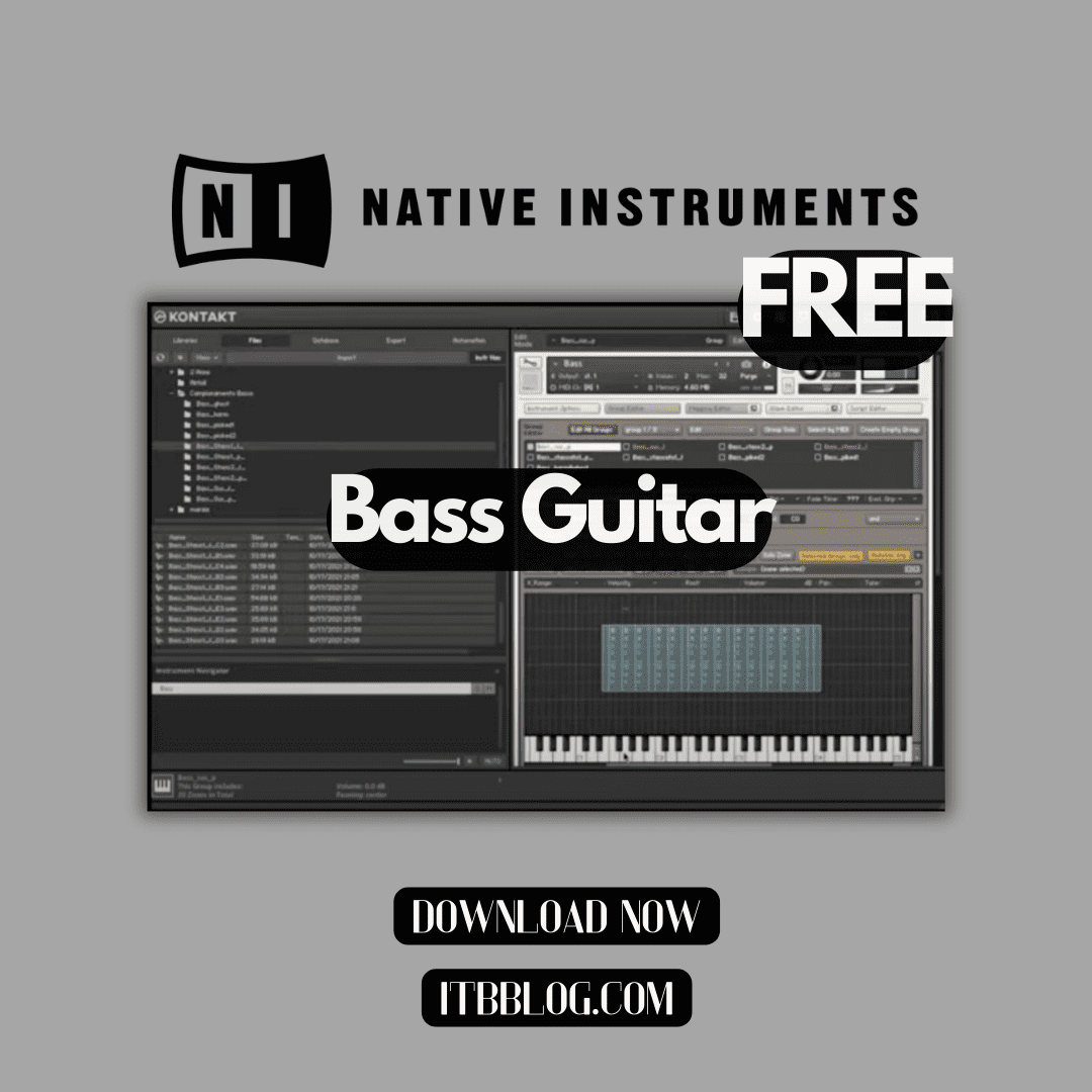 FREE Bass Guitar Instrument for KONTAKT
