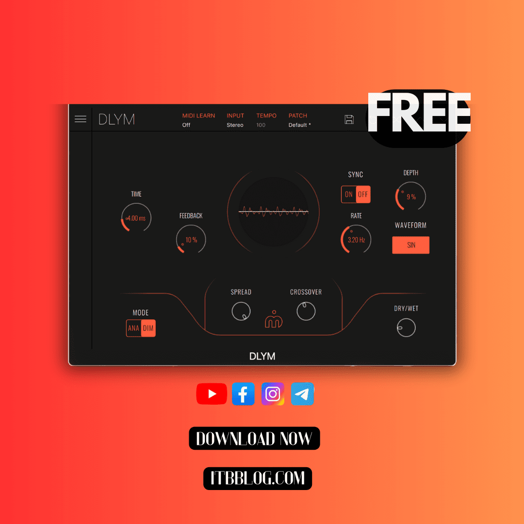 DLYM Free Chorus and Flanger audio effect Plugin
