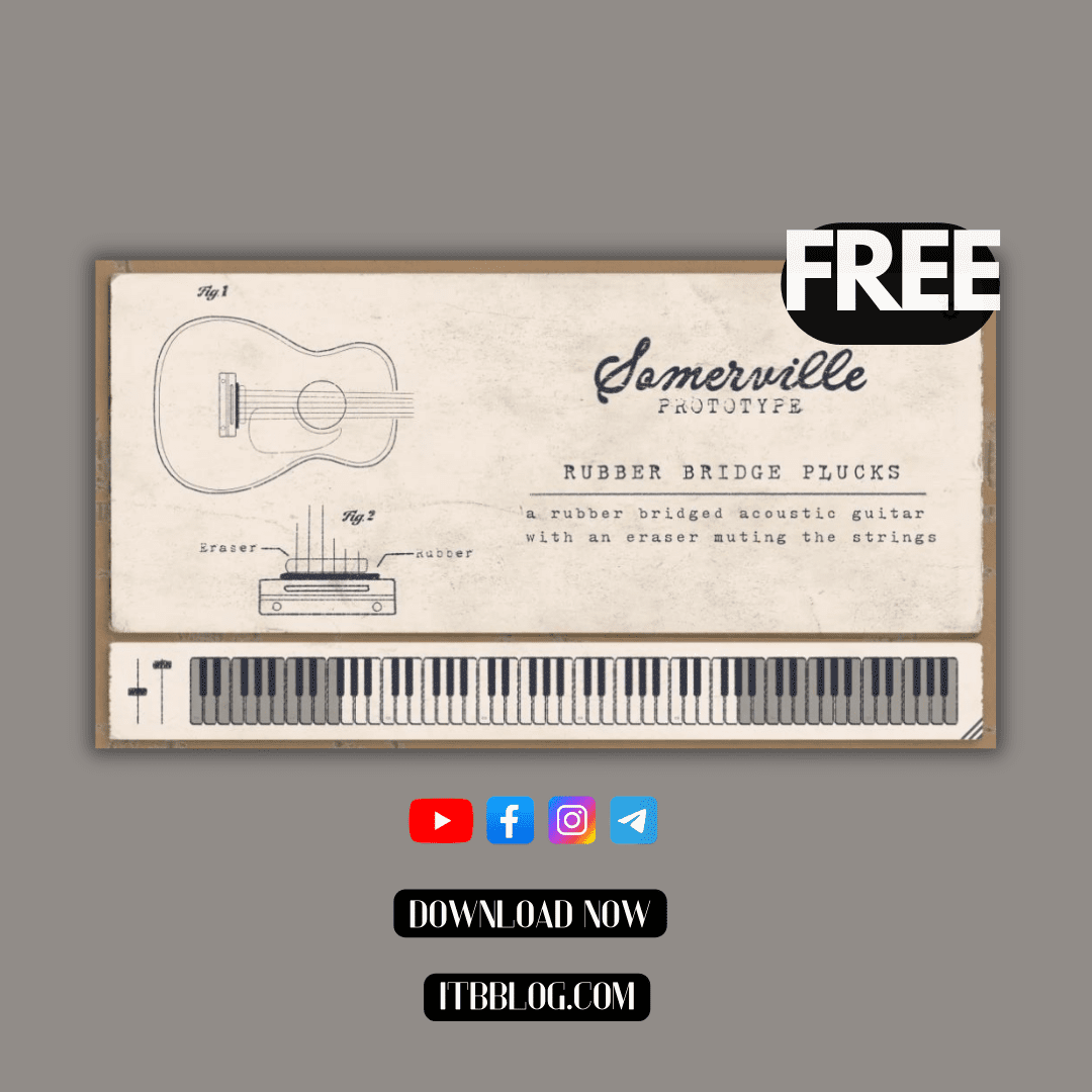 Somerville Sounds Releases FREE Rubber Bridge Guitar Virtual Instrumet