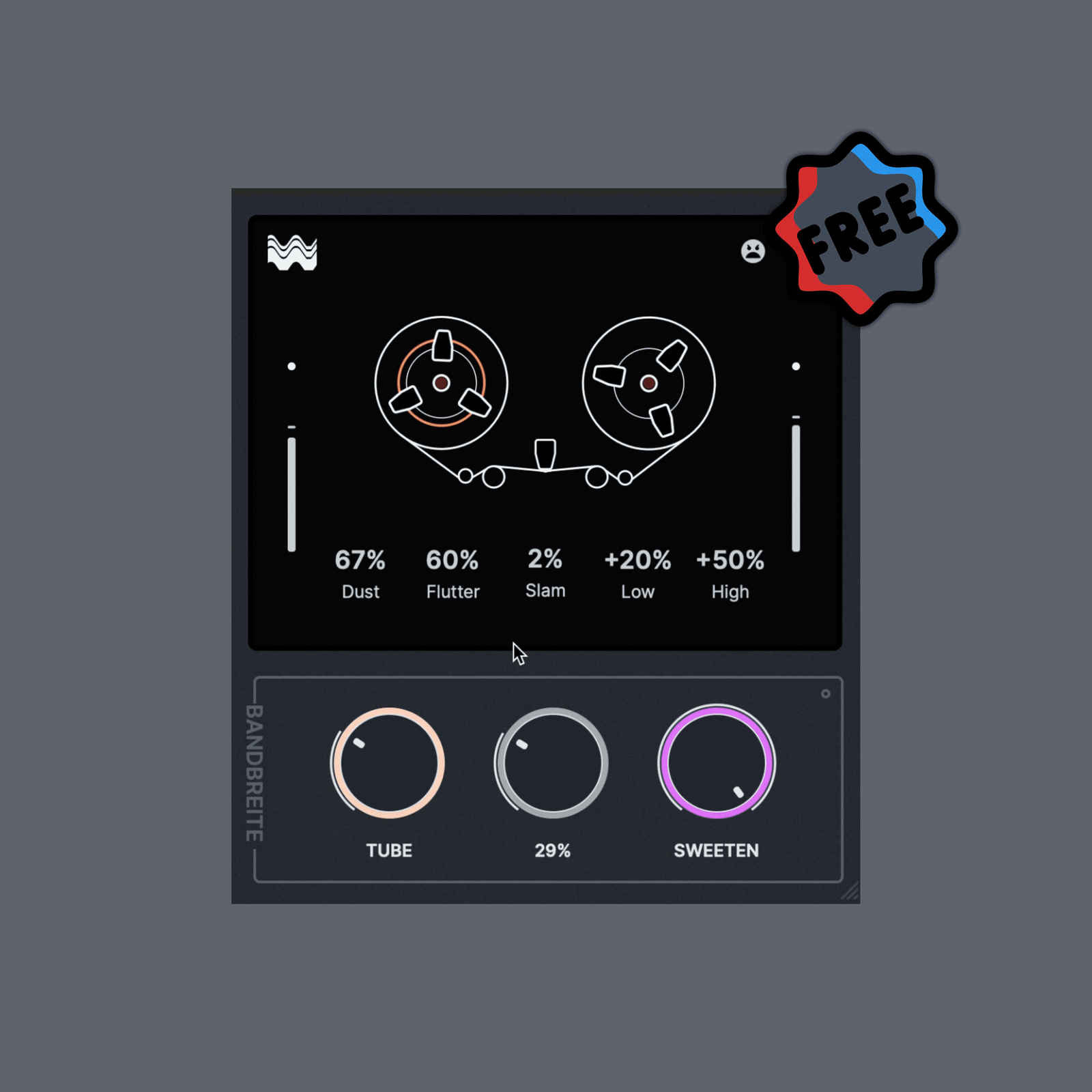 Bandbreite Free Tape VST | AU Audio Plugin