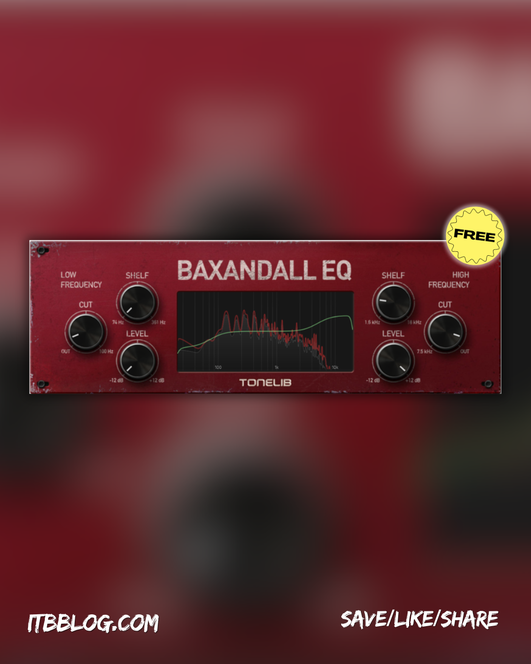 Classic Baxandall EQ for Gentle Tone Shaping