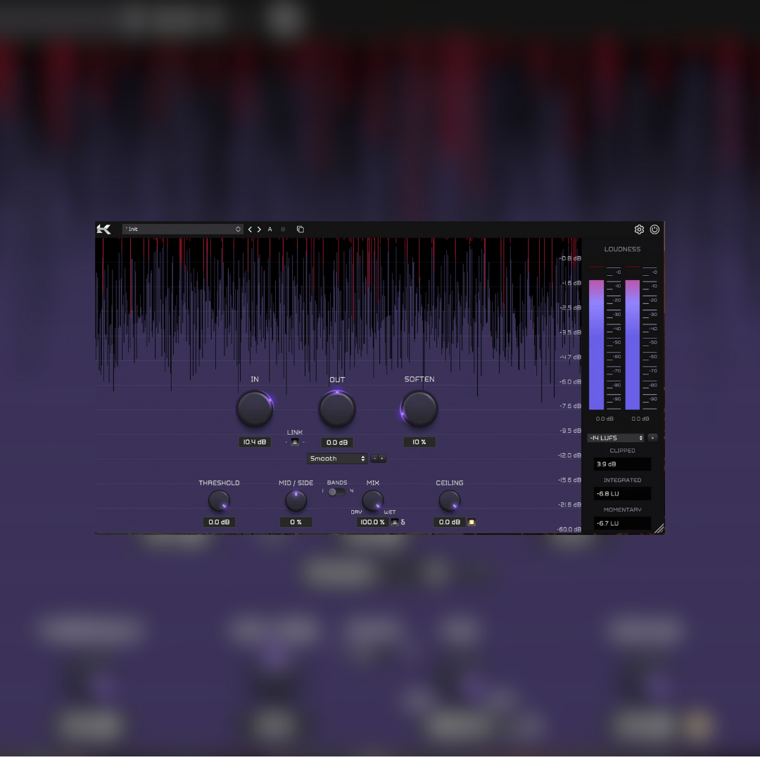 KClip: The Industry Standard for Mastering Clipper, Loudness Meter & Multiband Saturation