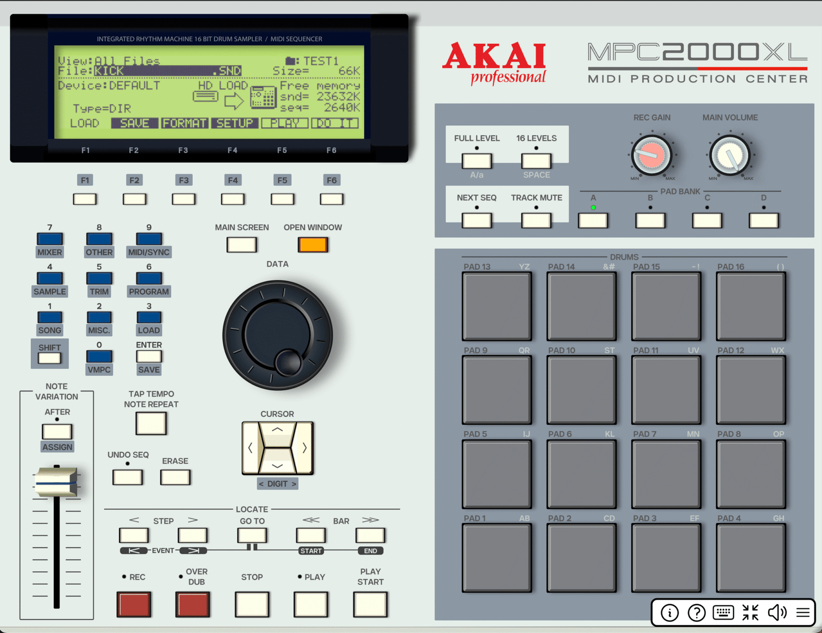 FREE Akai MPC2000XL