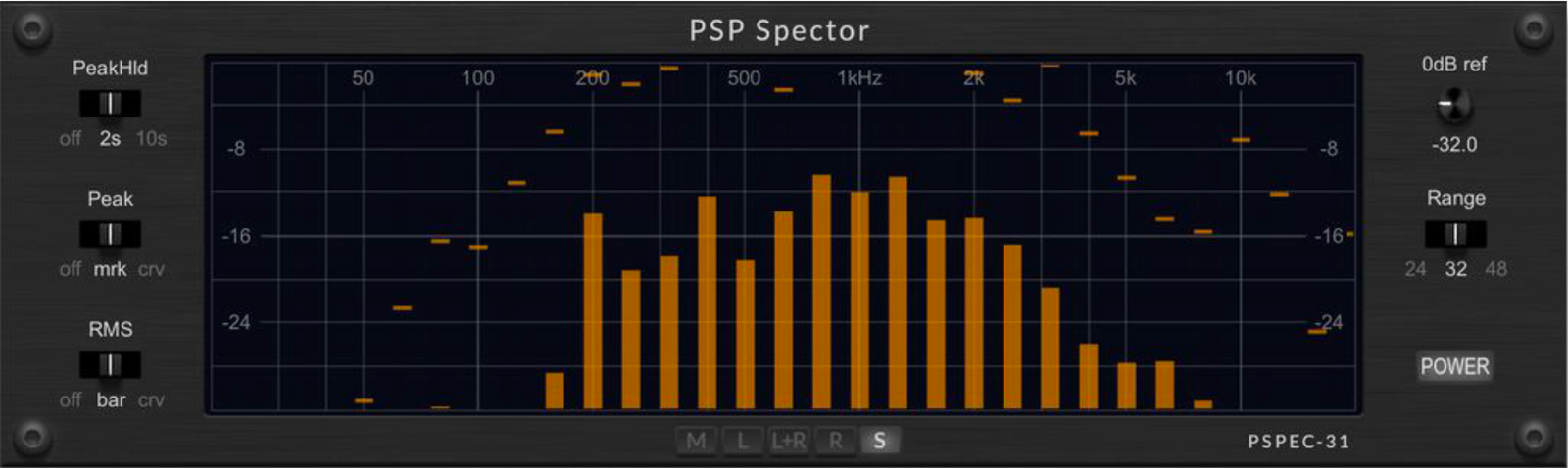 PSP Spector: Free 31-Band Spectrum Analyzer!