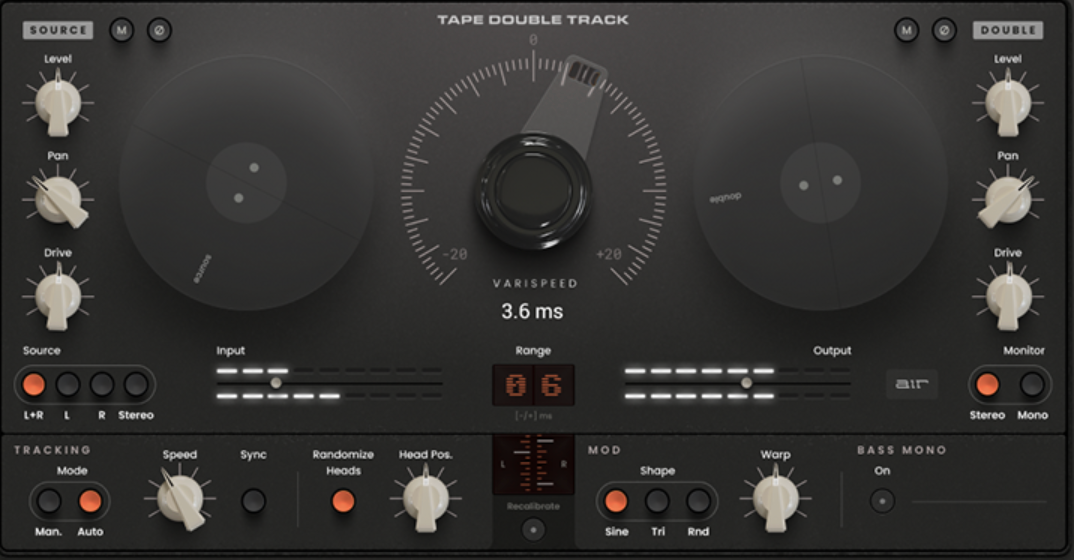 FREE TAPE DOUBLE TRACK